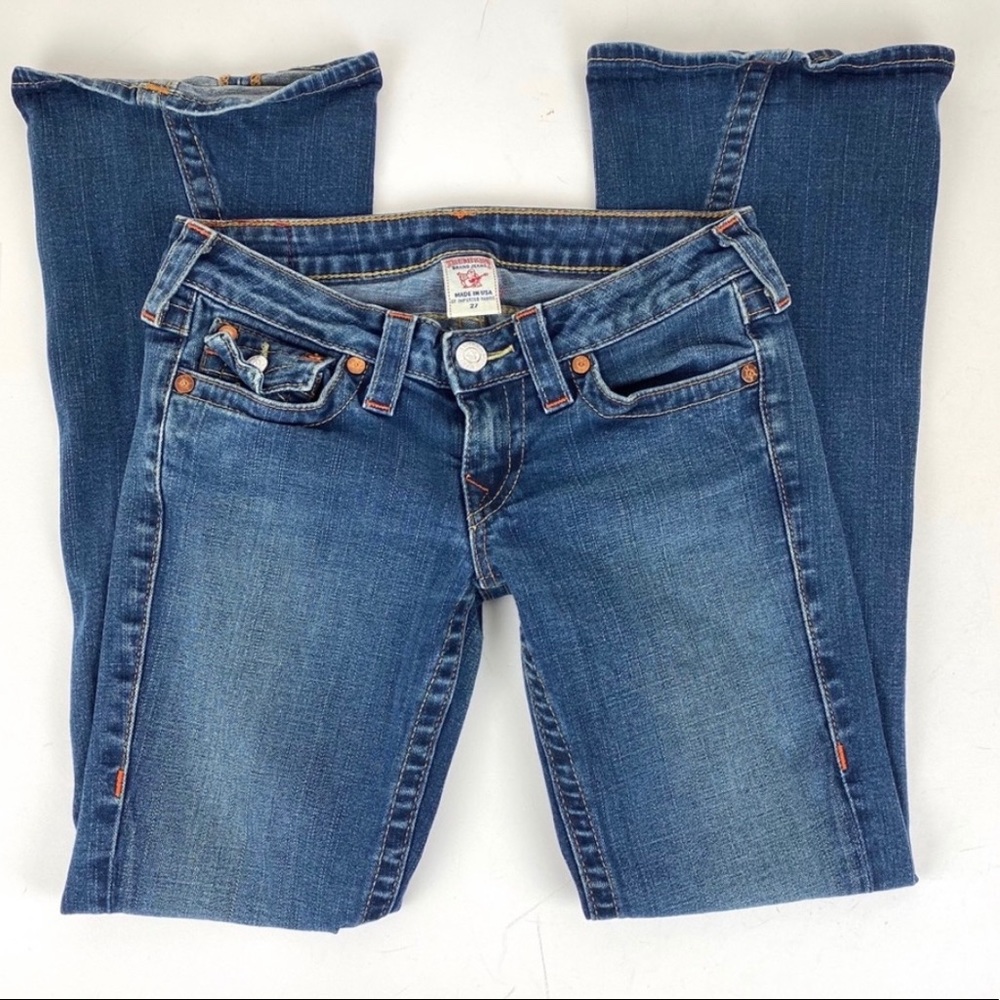 True Religion Joey Flare Jeans Boho 27